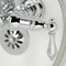 Kingston Brass CA8T1 3-3/8" Tub Wall Mount Clawfoot Tub Faucet with Hand Shower, Polished Chrome CA8T1 - alternate 5
